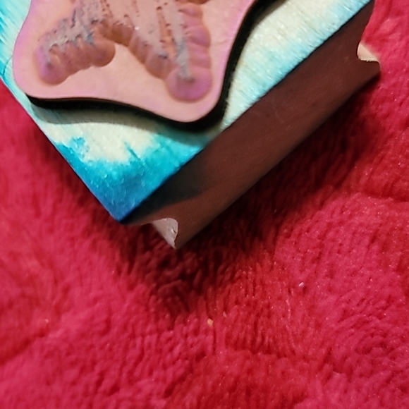 Stamp Craft Stylized Star Wooden Rubber Stamp - Picture 3 of 3